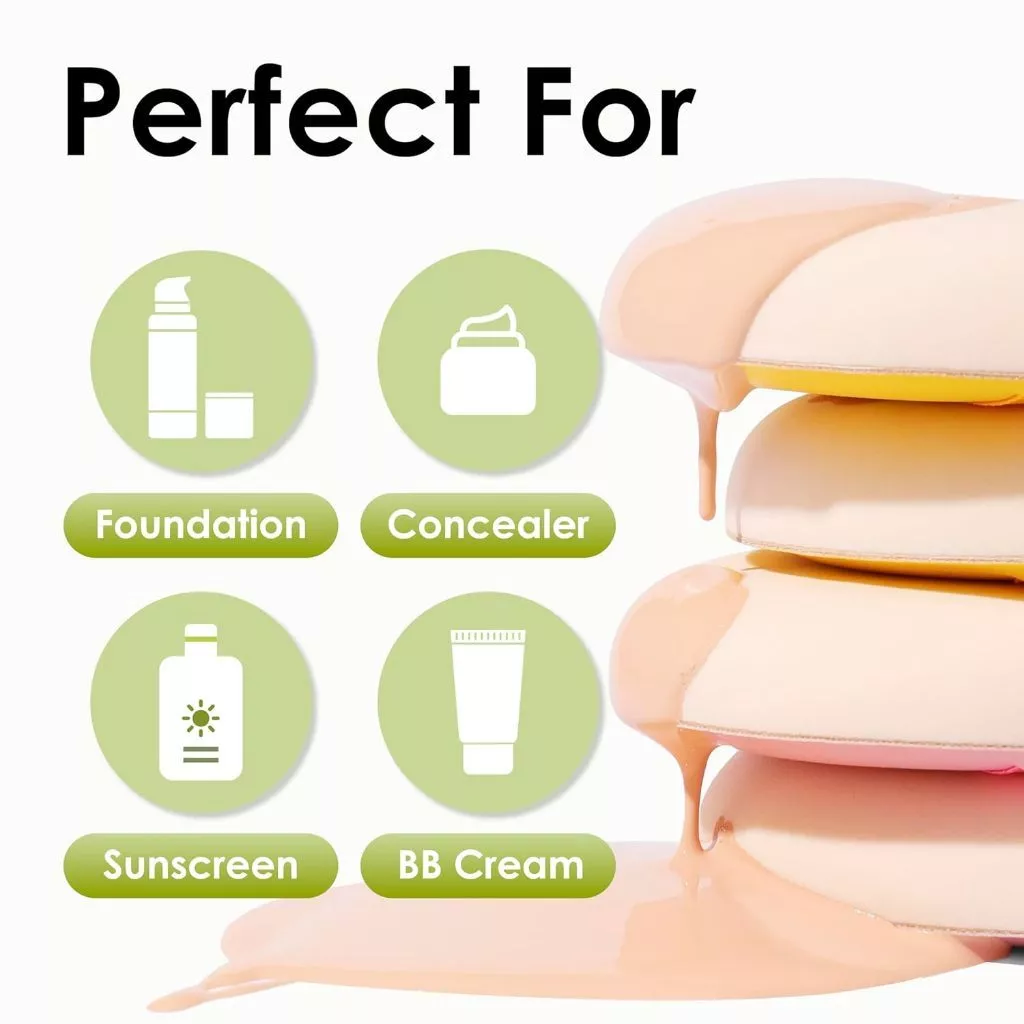 Mút tán nền mềm mại RT Real Techniques Marshmallow White Miracle Complexion 01890   TESTESTE