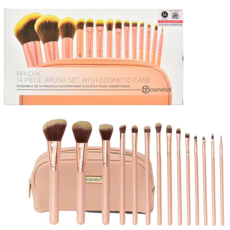 Bộ Cọ Trang Điểm 14 Cây BH COSMETICS BH Chic BHBO09