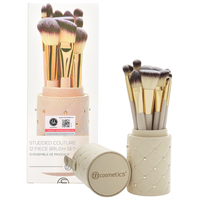 Bộ Cọ Trang Điểm 12 Cây BH COSMETICS Studded Couture BHBO14