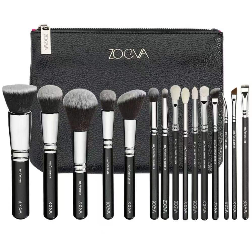 Bộ Cọ Trang Điểm Chuyên Nghiệp Cao Cấp 15 Cây ZOEVA Classic Brush15 0126