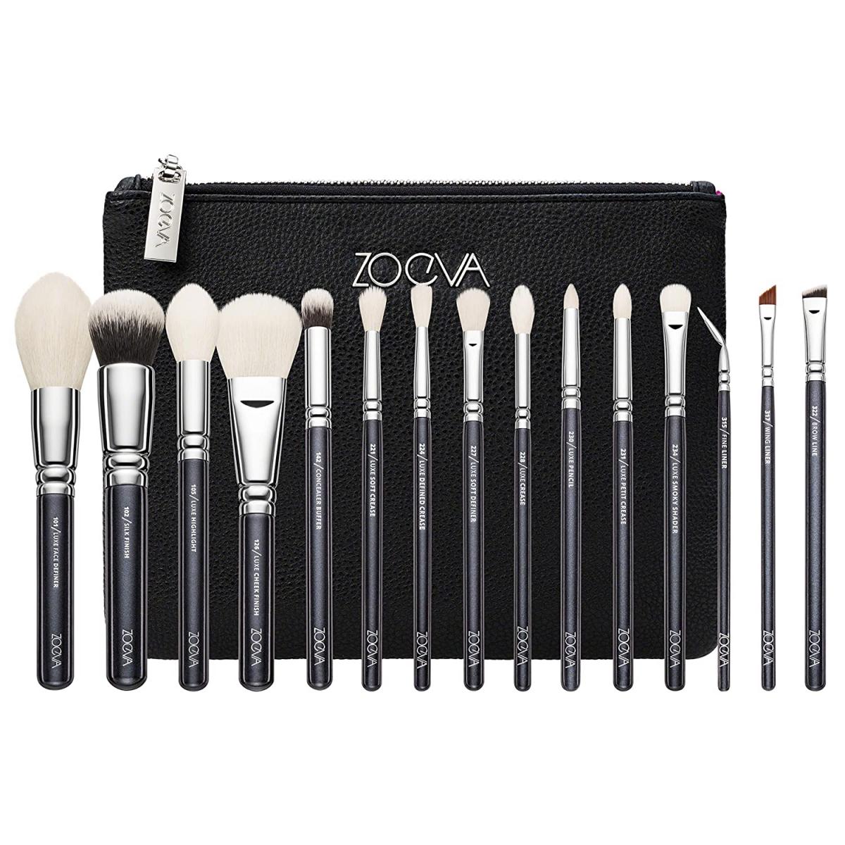 Bộ Cọ Trang Điểm Chuyên Nghiệp Cao Cấp 15 Cây ZOEVA Luxe Complete 15 0140