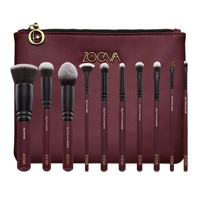Bộ Cọ Trang Điểm Cá Nhân Cao Cấp 10 Cây ZOEVA Opulence Vegan 10 0133