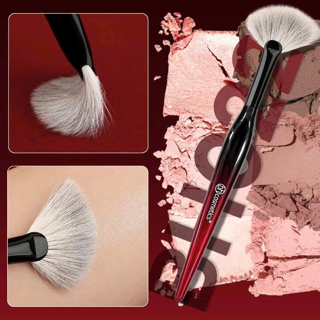 Cọ quạt xéo highlight tán phấn setting BH Cosmetics SMALL ANGLED FAN BH022